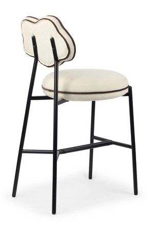 Organic-Shaped Back Bar Stool | NV Gallery Arty | Oroa.com