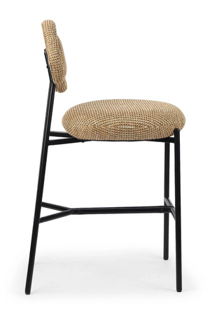 Organic-Shaped Back Bar Stool | NV Gallery Arty | Oroa.com