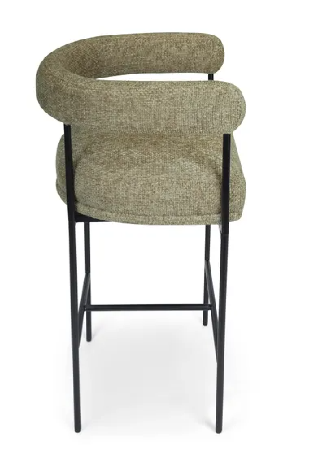 Metal Framed Curved Bar Stool | NV Gallery Arcade | Oroa.com