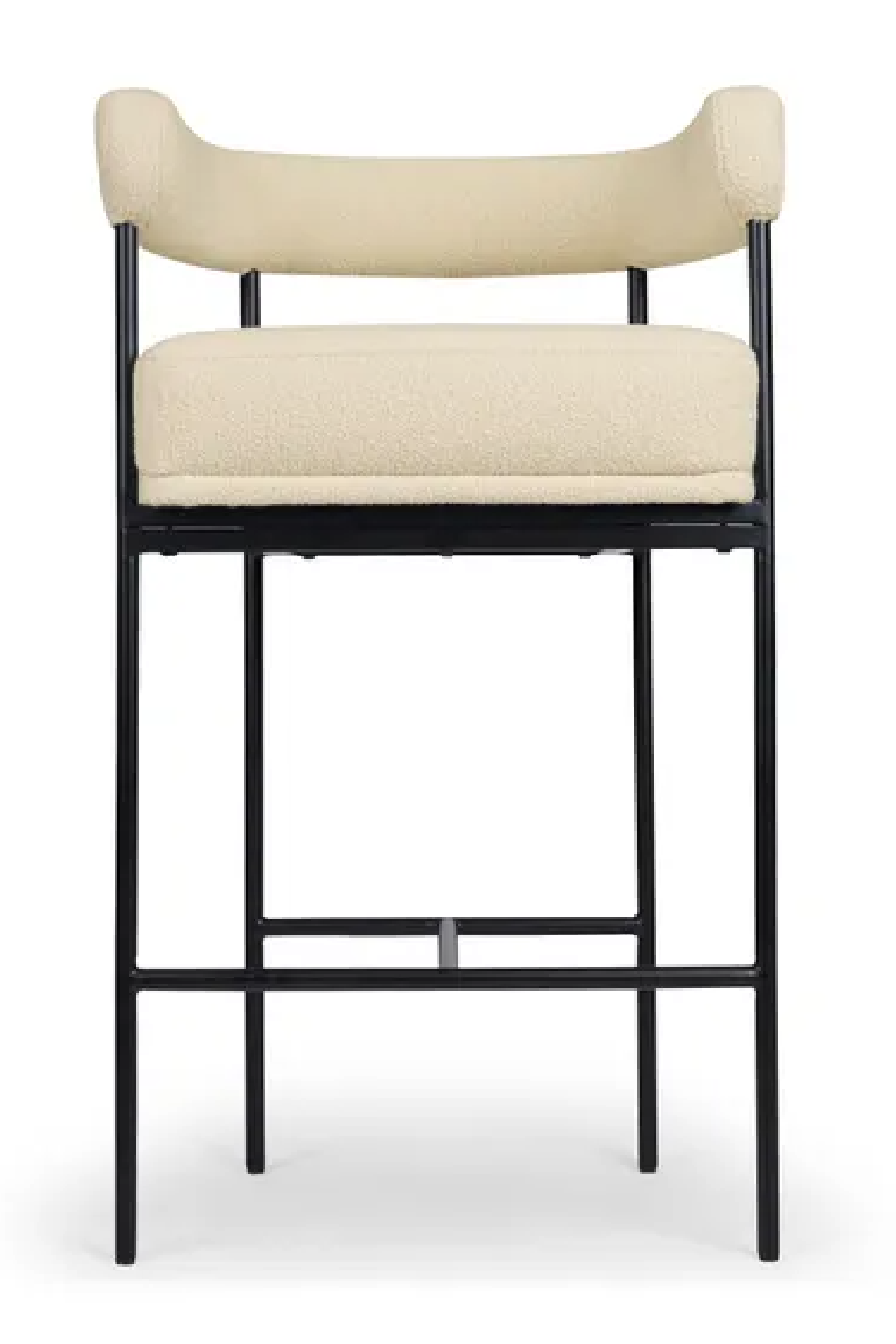 Metal Framed Curved Bar Stool | NV Gallery Arcade | Oroa.com