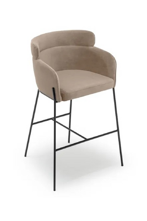 Layered Curve Back Counter Stool | NV Gallery Baron | Oroa.com