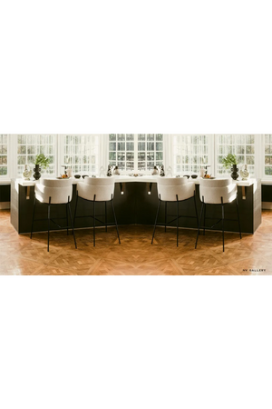 Layered Curve Back Counter Stool | NV Gallery Baron | Oroa.com