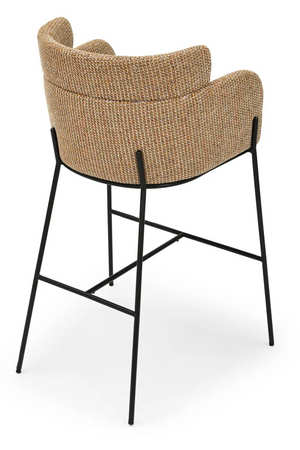 Yellow Tweed Bar Stool | NV Gallery Baron | Oroatrade.com