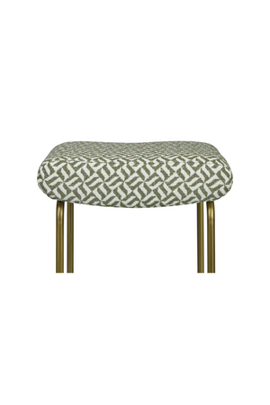 Green Patterned Bar Stool | NV Gallery Clemi | Oroa.com