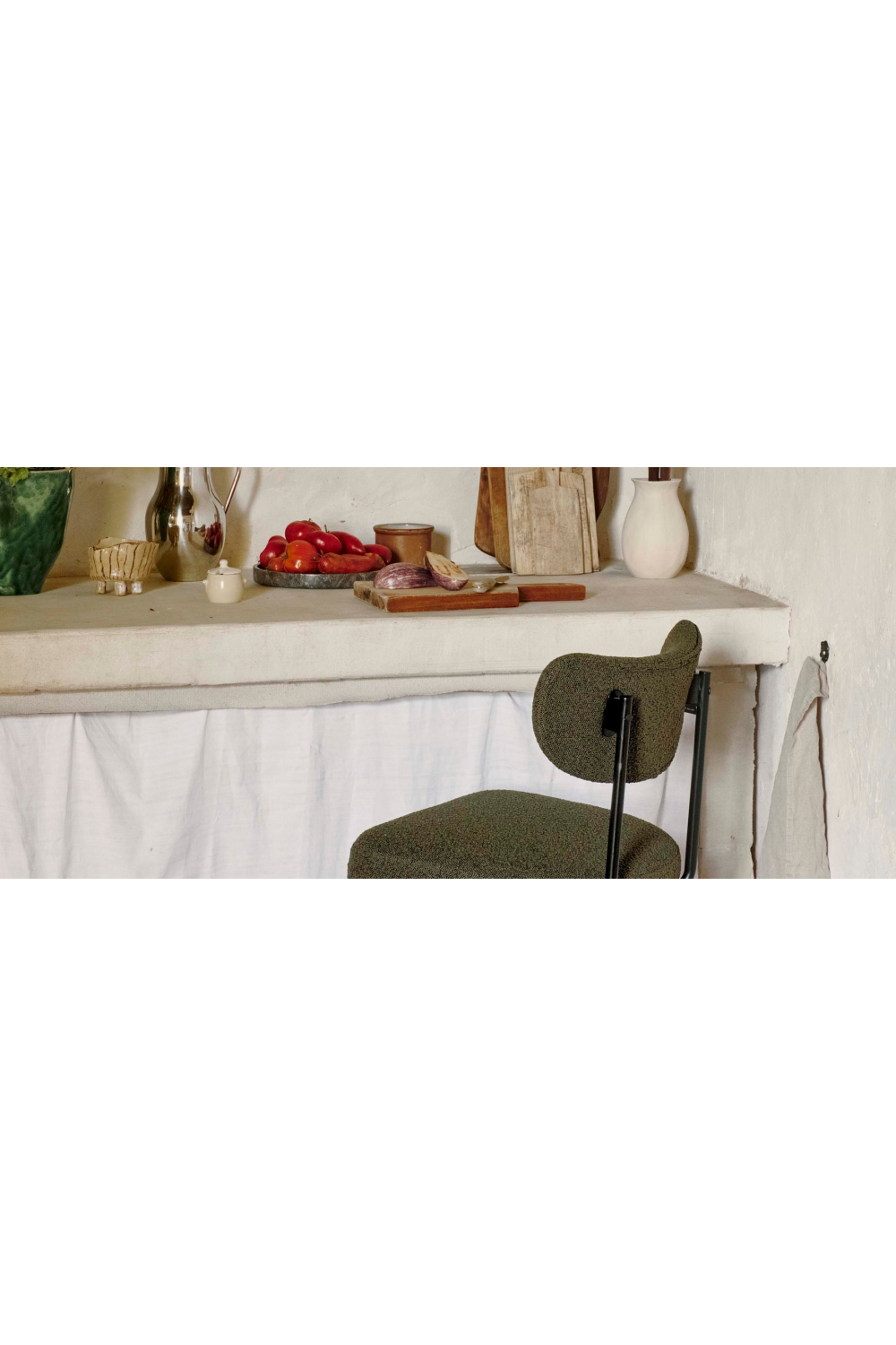 Curved Back Bar Stool | NV Gallery Jasper | Oroa.com