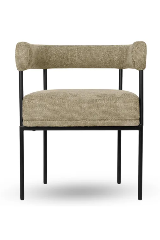 Metal Framed Curved Dining Chair | NV Gallery Arcade | Oroa.com