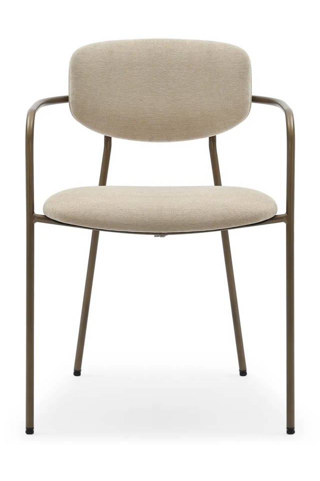 Iron-Framed Stackable Dining Chairs (2) | NV Gallery Aya | Oroa.com