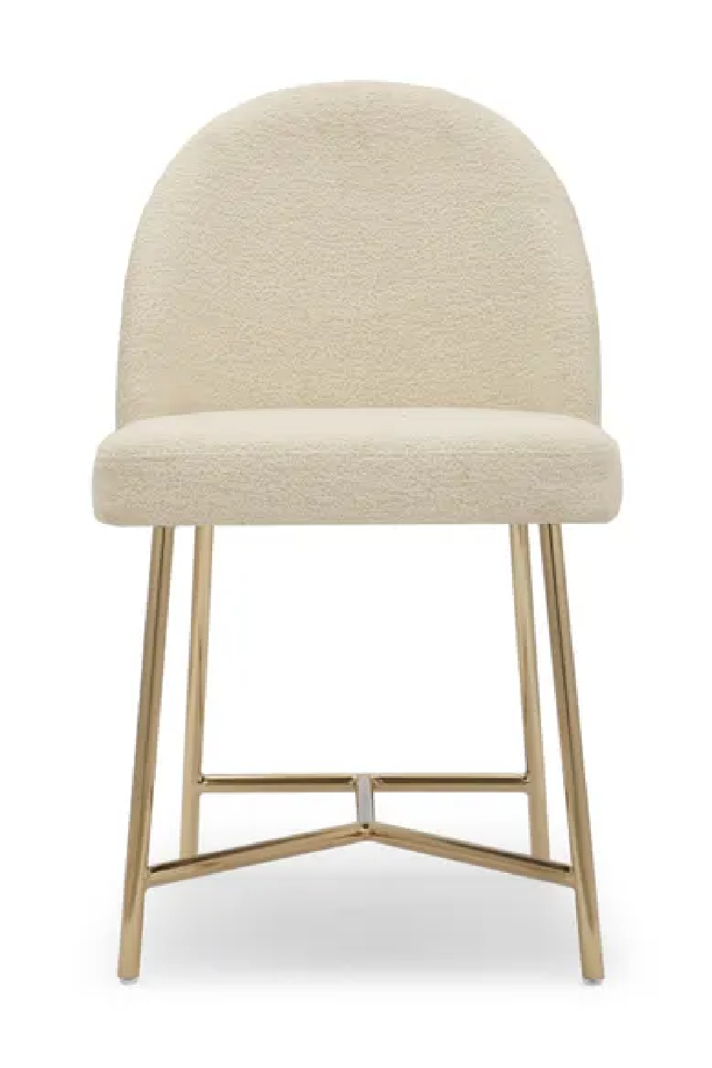 White Bouclé Dining Chair | NV Gallery Bane | Oroa.com