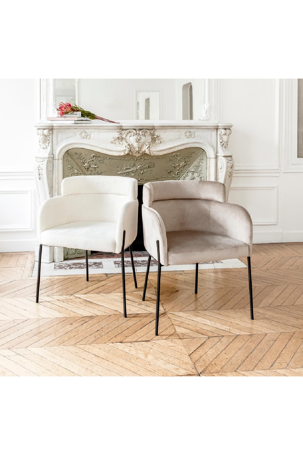 Layered Curve Back Dining Chair | NV Gallery Baron | Oroa.com