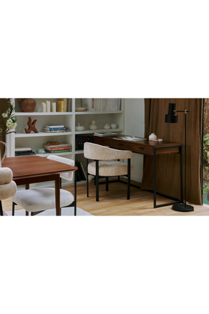 Satin Beige Dining Chair | NV Gallery Iris | Oroa.com