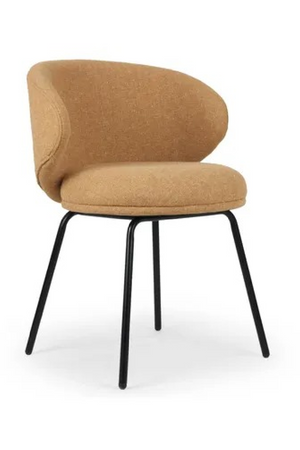 Curved Tweed Dining Chair | NV Gallery Savio | Oroa.com