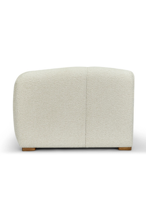 White Boucle Chaise Lounge | NV Gallery Belize | Oroa.com