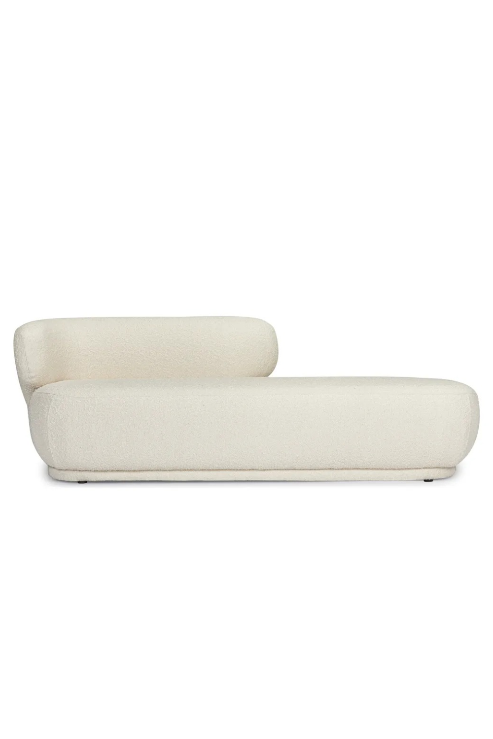 Ecru Bouclé Chaise Lounge | NV Gallery Giulia | Oroa.com
