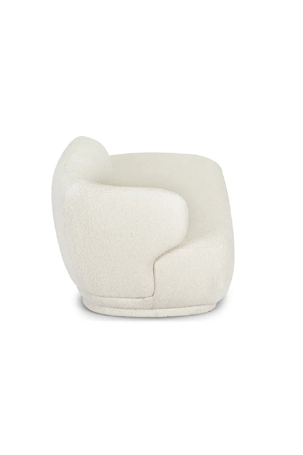 Ecru Bouclé Chaise Lounge | NV Gallery Giulia | Oroa.com