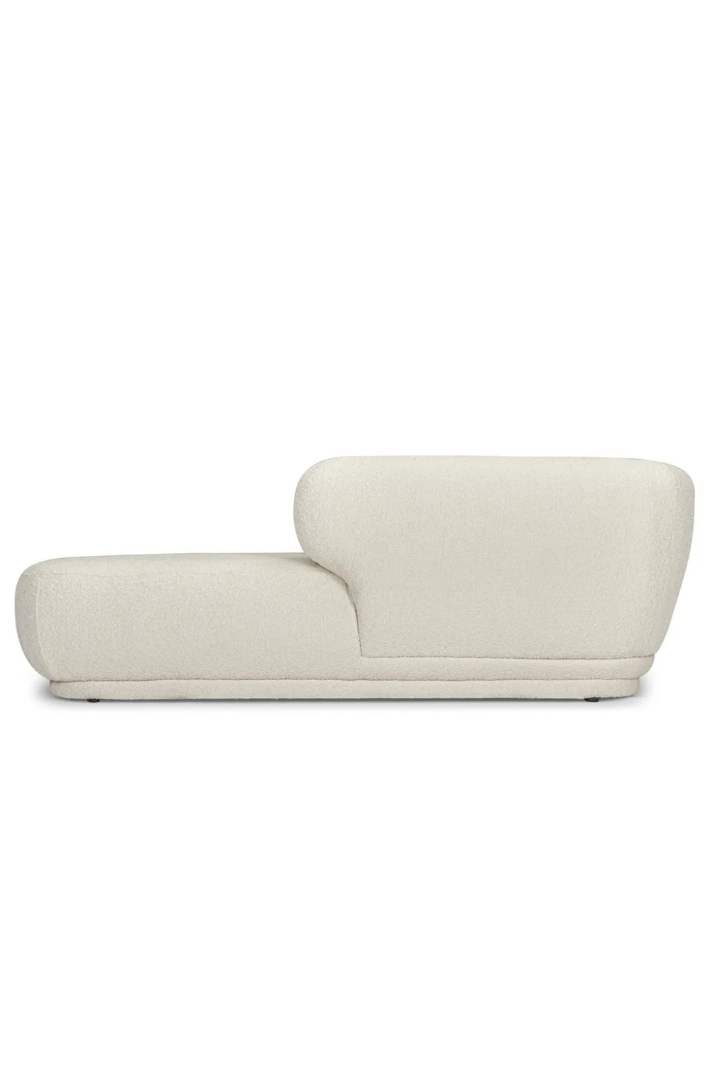 Ecru Bouclé Chaise Lounge | NV Gallery Giulia | Oroa.com