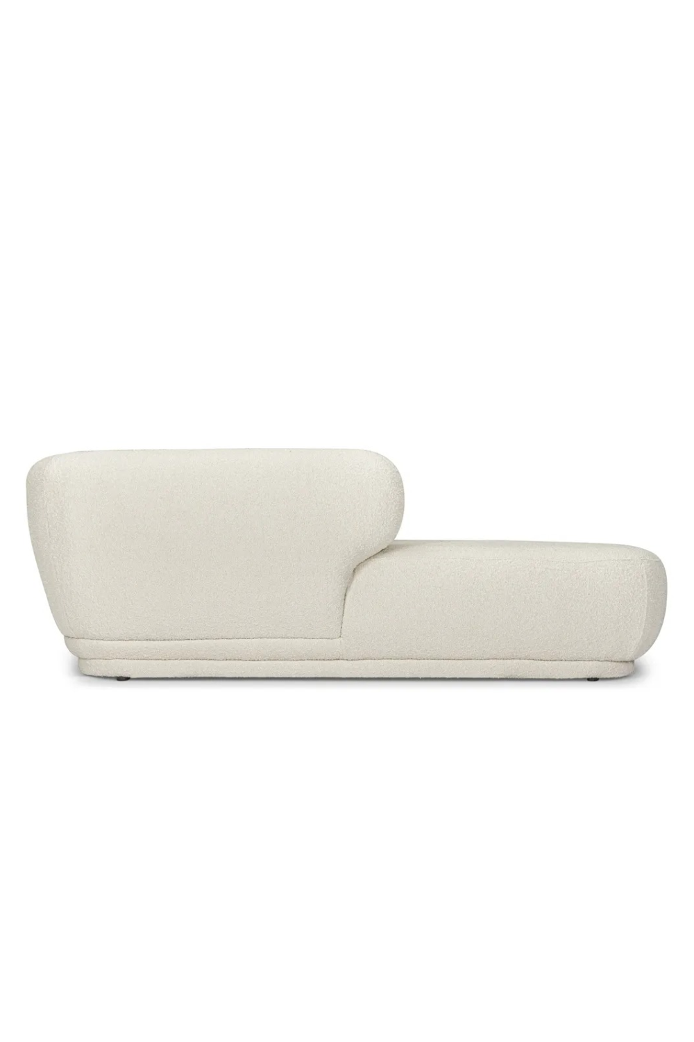 Ecru Bouclé Chaise Lounge | NV Gallery Giulia | Oroa.com