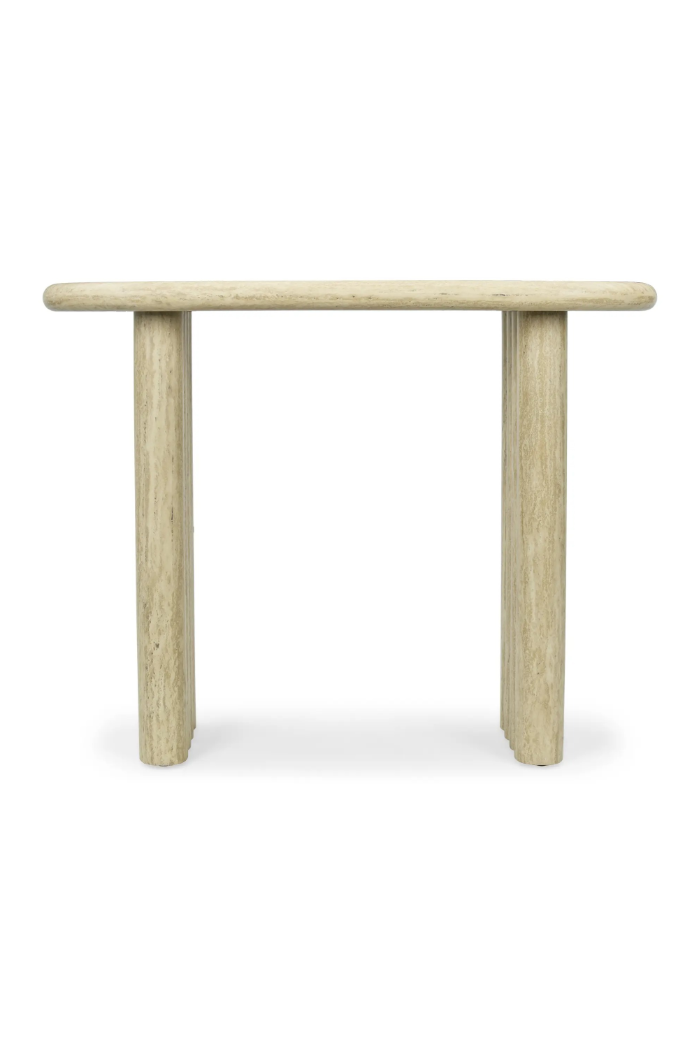 Glossy Travertine Console Table | NV Gallery Aphaia | Oroa.com