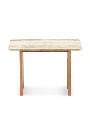 Travertine Top Console Table | NV Gallery Danbury | Oroa.com