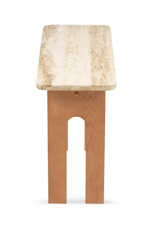 Travertine Top Console Table | NV Gallery Danbury | Oroa.com