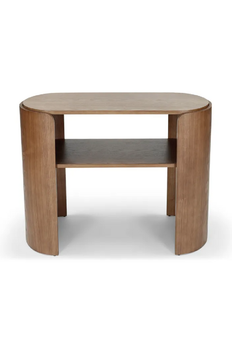 Wooden Oval Console Table | NV Gallery Elipse | Oroa.com