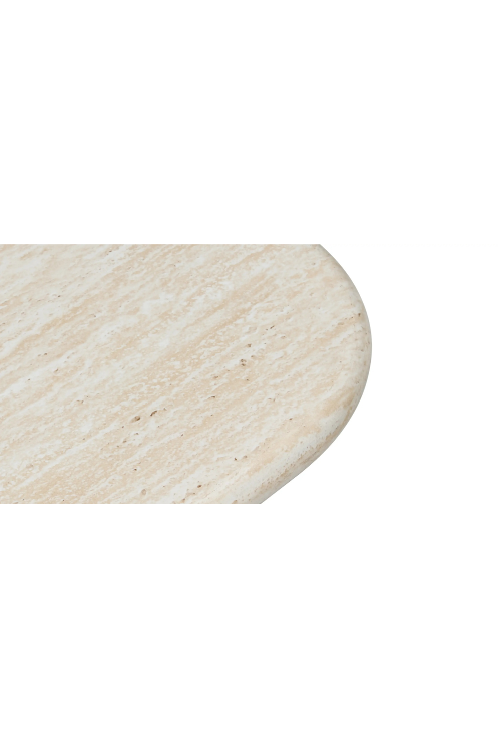 Layered Base Travertine Console Table | NV Gallery Artemis | Oroa.com