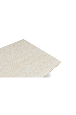 Layered Base Travertine Coffee Table | NV Gallery Artemis | Oroa.com