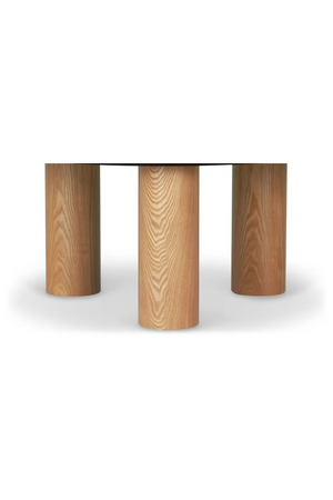 Beige Marble Round Coffee Table | NV Gallery Andrea | Oroa.com