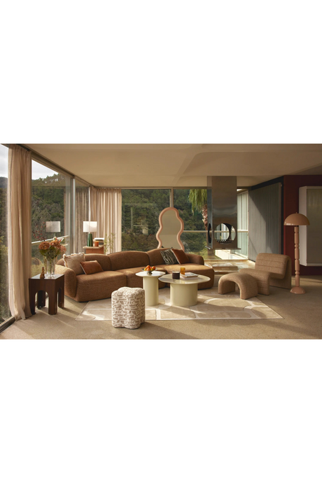 Freeform Beige Side Table | NV Gallery Esther