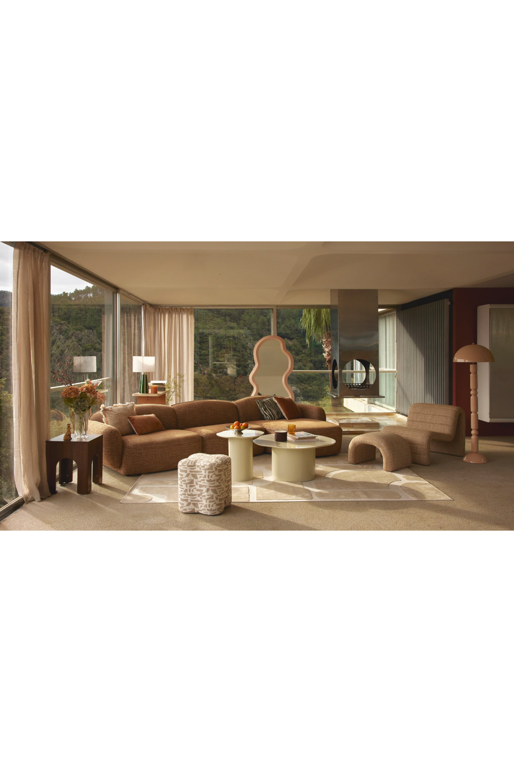 Matte Beige Coffee Table | NV Gallery Estelle | Oroa.com