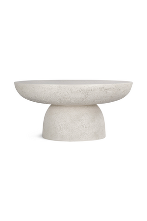 Round Fiberglass Coffee Table | OROA Gallery Esvedra | Oroa.com