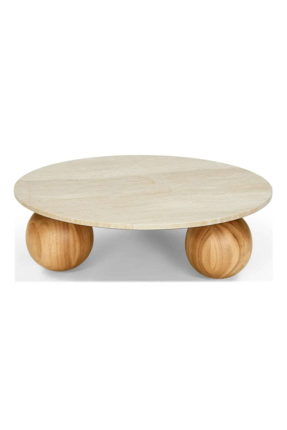 Wooden Sphere Legs Coffee Table | NV Gallery Gina | Oroa.com