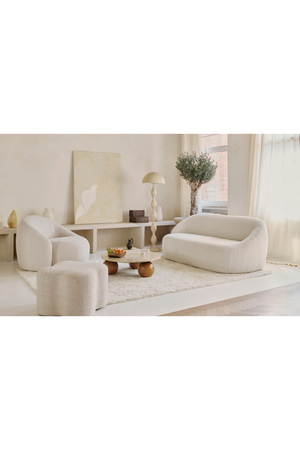 Wooden Sphere Legs Coffee Table | NV Gallery Gina | Oroa.com