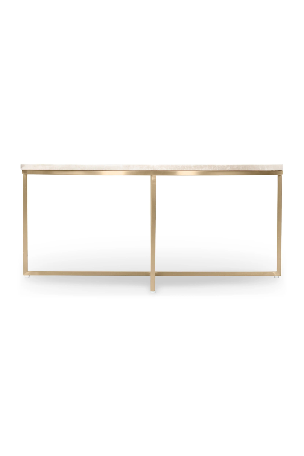 Gold Cross Base Coffee Table | NV Gallery Giselle | Oroa.com
