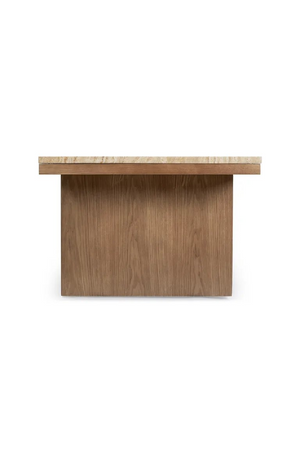 Travertine Asymmetrical Coffee Table | NV Gallery Highland | Oroa.com
