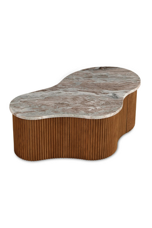 Red Marble Coffee Table | NV Gallery Isleta | Oroa.com
