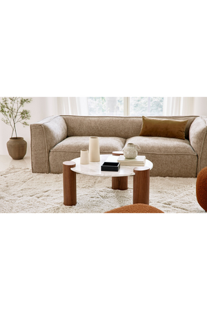 Round Marble Coffee Table | NV Gallery Mies | Oroa.com