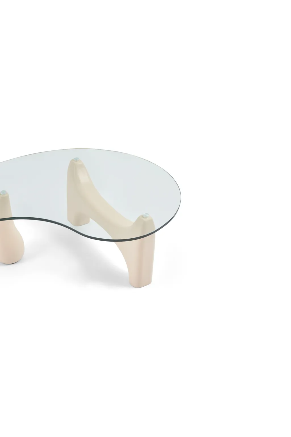 Curved Glass Coffee Table | NV Gallery Orwell | Oroa.com
