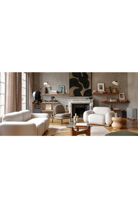 Curved Glass Coffee Table | NV Gallery Orwell | Oroa.com