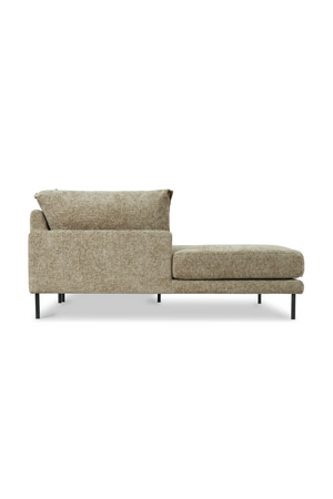 Taupe Tweed Corner Sofa | NV Gallery Ethan | Oroa.com