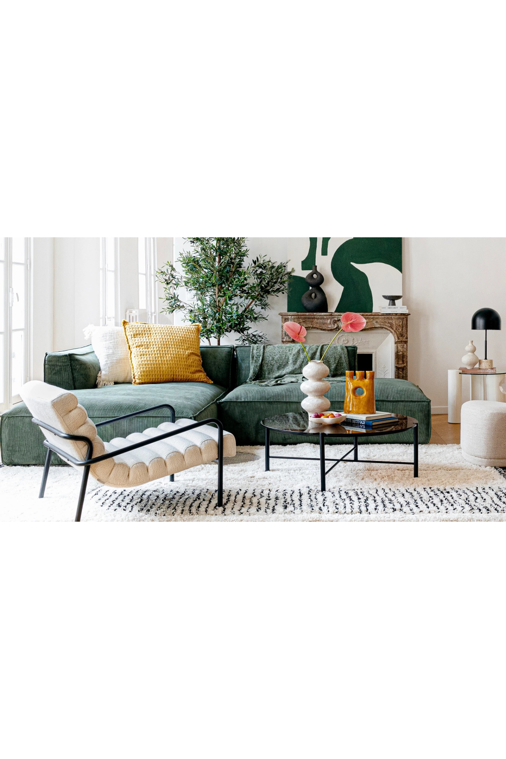 Minimalist Left Corner Sofa M | NV Gallery Auster | Oroa.com