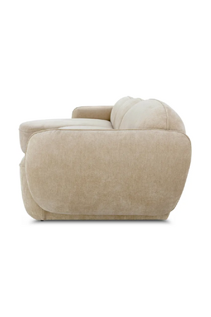 Beige Plush Corner Sofa | NV Gallery Wonka | Oroa.com
