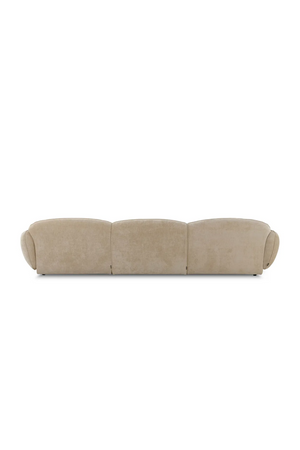 Beige Plush Corner Sofa | NV Gallery Wonka | Oroa.com