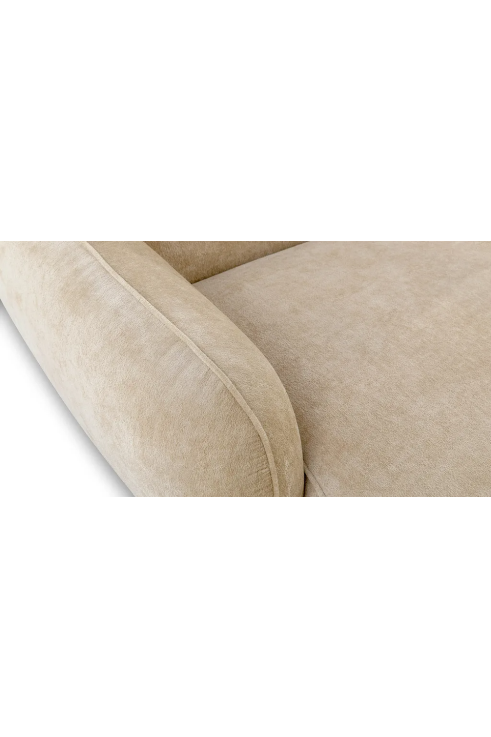 Beige Plush Corner Sofa | NV Gallery Wonka | Oroa.com