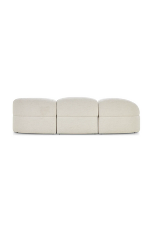 White Bouclé Corner Sofa | NV Gallery Todd | Oroa.com