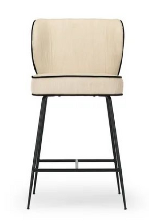 Piped Upholstered Counter Stool | NV Gallery Wayne | Oroa.com
