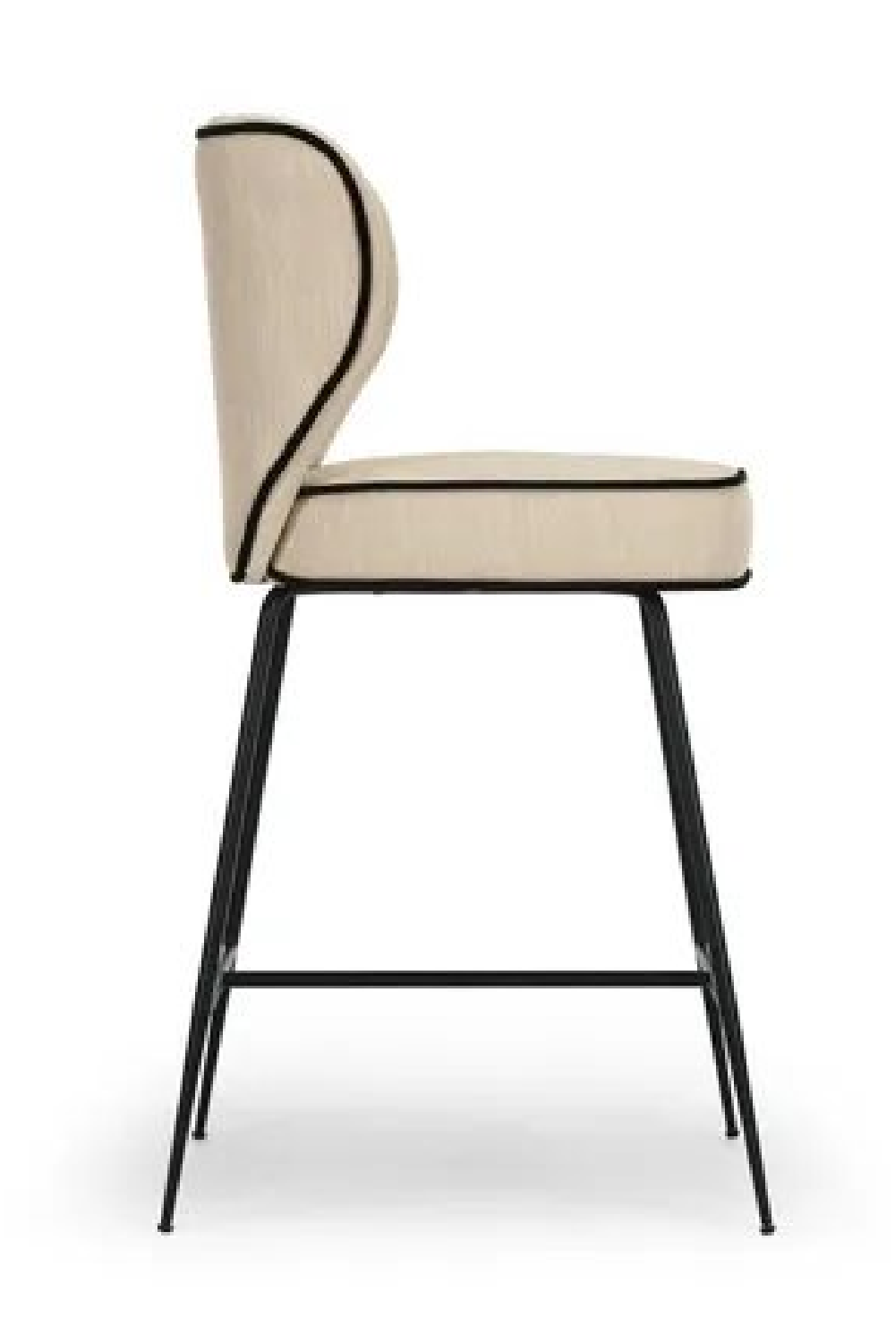 Piped Upholstered Counter Stool | NV Gallery Wayne | Oroa.com