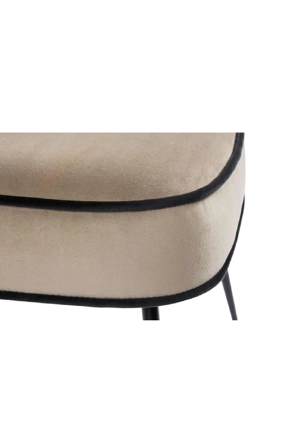Piped Upholstered Counter Stool | NV Gallery Wayne