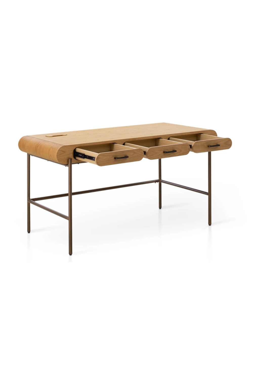 3-Drawer Wooden Desk | NV Gallery Drysdale | Oroa.com