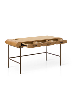 3-Drawer Wooden Desk | NV Gallery Drysdale | Oroa.com