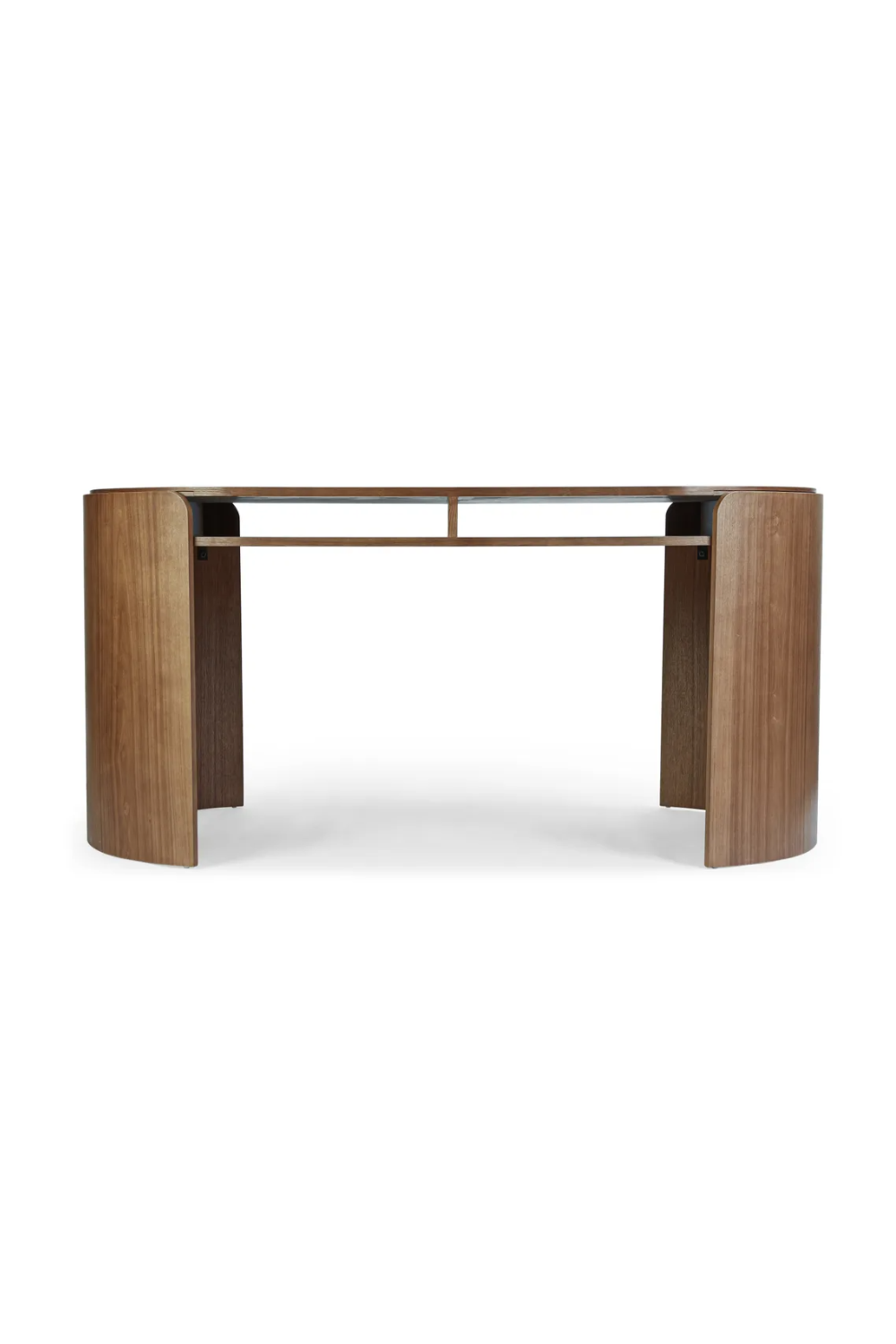 Oval Wood 2-Drawer Desk | NV Gallery Elipse | Oroa.com